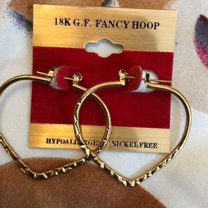 18k G.F. Fancy Hoop
